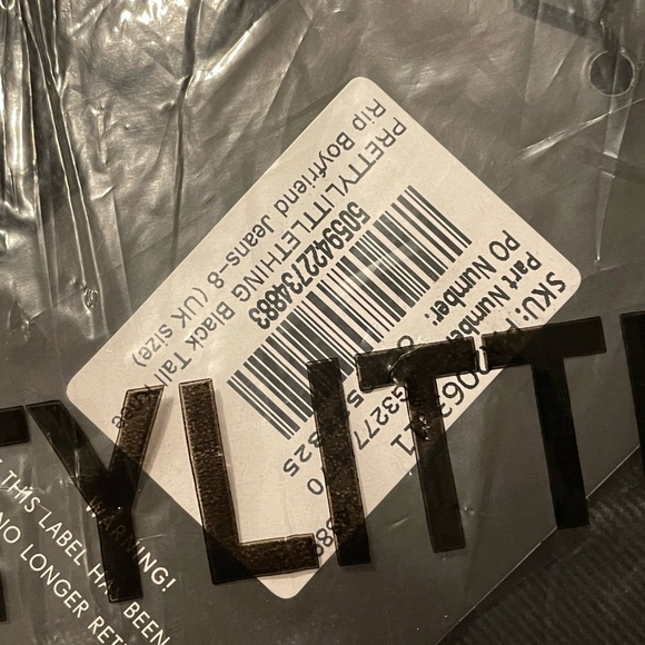 High waisted Black Ripped Jeans - Picture 5 of 6